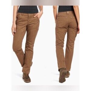 Kuhl Women's 6351 Khaki Durable Heavyweight Tactical Chino Rydr Pants 12 NEW